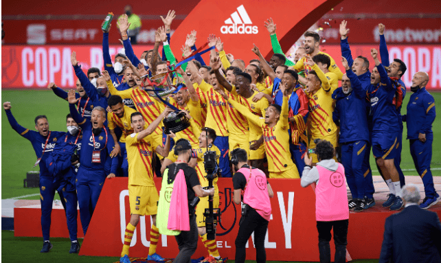 西班牙足坛领袖失势，巴塞罗那两连胜威震联赛