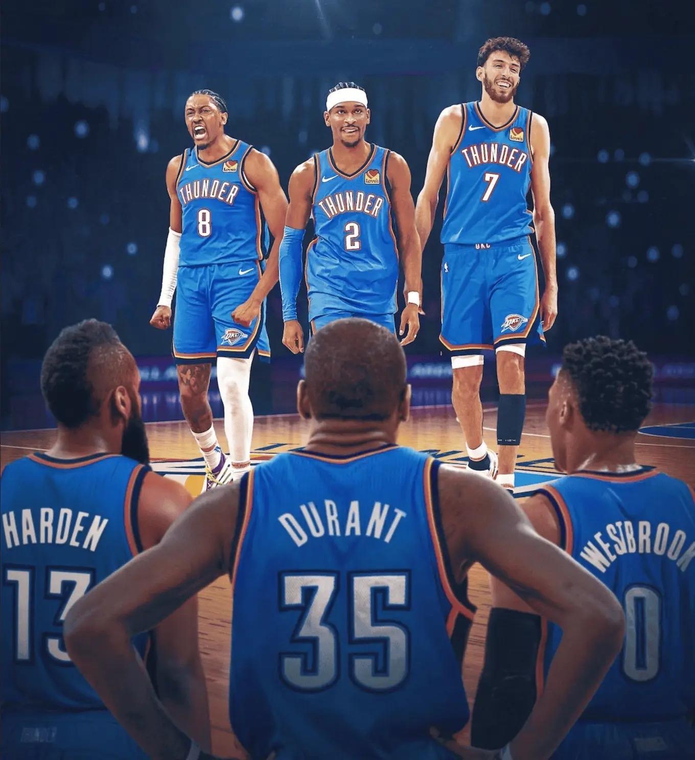 雷霆队在最近一场比赛中大胜对手，士气高涨